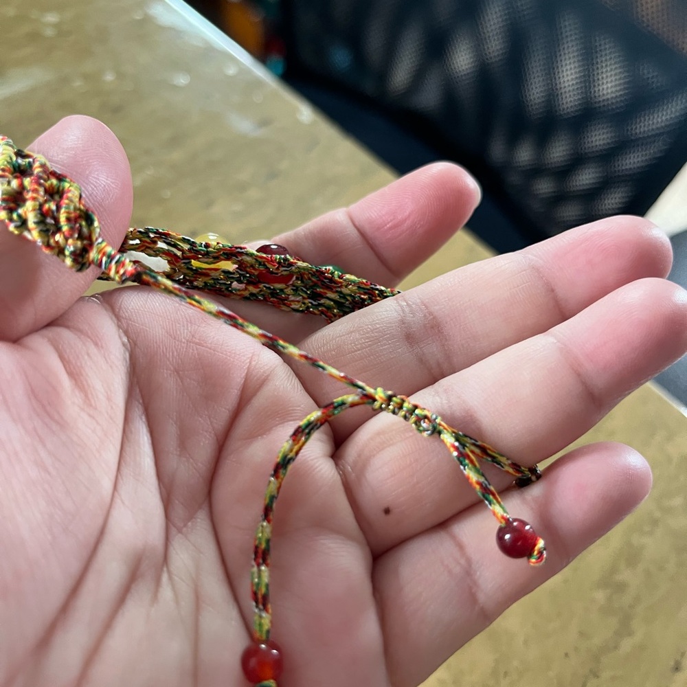 Adjustable Jade Macrame Bracelets - image 4